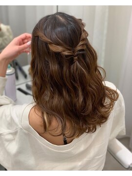 ピークヘア(PEAK HAIR) ヘアメ ☆ トップロープ編みヘアセット