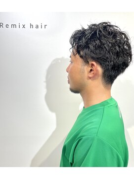 リミックスヘアー(Remix hair) 夏の2ブロックスタイル