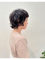 サロンドオクシー(Salon de OXY)&nbsp;クセ毛風ショートバングボブ