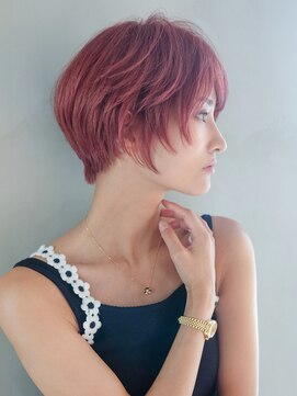 シオン(shion) ピンクヘアーピンクグレープフルーツ小顔秋色_F0251