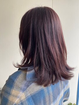 カシェ リタ ヘアー(CACHE'&RITA HAIR) レイヤーボブ◯くびれレイヤー◯くびれヘア◯ピンクブラウン