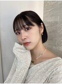 メルティカラー似合わせカットウェーブミディアム縮毛矯正韓国