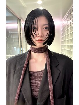 フィルムス 表参道(FILMS) ココアベージュ/黒髪/クラゲヘアー/オリーブグレー/ボブ/表参道