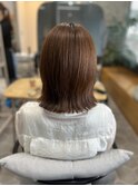結べる長さのレイヤーボブ