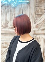 シーバイサイン(sea by Sign)&nbsp;ピンクベージュ/ダブルカラー/ミニボブ