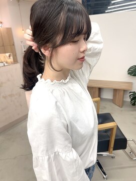 ヴィンスジオ 岐阜駅南(vince gio) 顔まわりカット/レイヤーカット