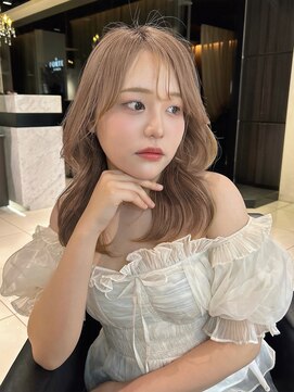 アマトウキョウスマートサロン(AMA TOKYO×Smart Salon) ミルクティーベージュ  ピンクベージュ  透明感カラー