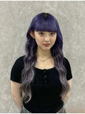 ラベンダーカラー×エクステ80本