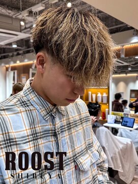 ルースト 渋谷店(ROOST) MEN’S HAIR/波巻ツイストスパイラル/フェザーパーマ/渋谷美容院