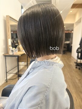 切りっぱなしボブ