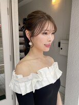 アンダーバーホワイト 阪神西宮店(_WHITE)&nbsp;結んでもきまる顔周りカット。