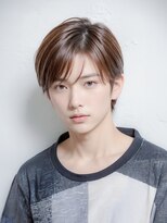 3Peace Hair 恵比寿 メンズ縮毛矯正/メンズ髪質改善/曲がる縮毛矯正&nbsp;グランジ/ナチュラルセンターパート/ルーズショート