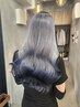 カット&ケアブリーチ{FIBREPLEX} &カラー&ディープレイヤートリートメント
