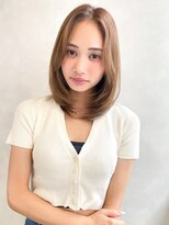 トゥルーズ 梅田茶屋町店(TLUUS)&nbsp;【TLUUSミルクティーブロンドワンホンレイヤーダークブルー】