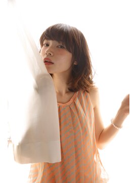 エルクバイコットン(elk by Cotton) 【elk by cotton平塚】ふんわりパーマ/ミディ/シナモンカラー