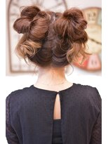 メイズ(MAZE) 編みこみ+ツインおだんごアレンジ【メイズ東中野・鍛原志行】