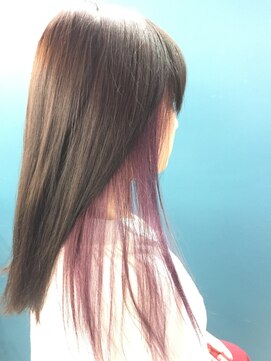 ライブヘアー セック 南柏店(Live Hair SEC) インナーカラーフェミニティーピンク
