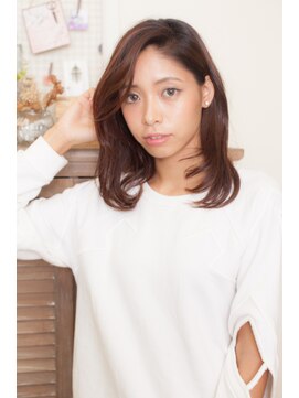 フレイムス ヘアアンドリラックス 東川口店(Frames hair&relax) 外国人風 小顔ミディ