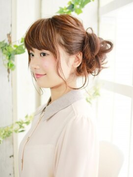 ヘアメイク ナル(hair make nalu) ゆる可愛いアップスタイル