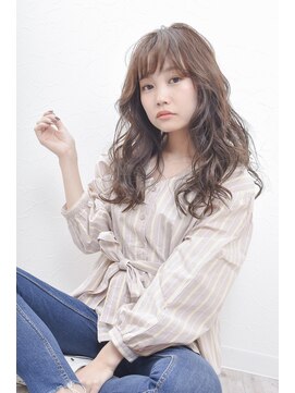 ヴォーグ 小牧店(VOGUE) "VOGUE" グレージュロング|20代/30代/40代