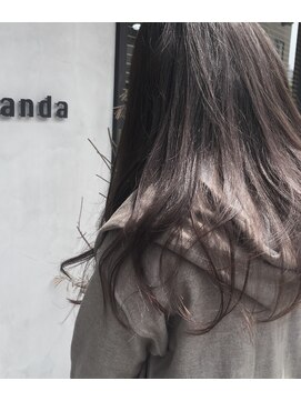 レナンダ (Reanda) トーンダウン＋グレイジュカラー