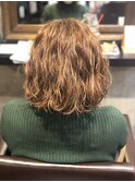 セットが楽なパーマスタイル