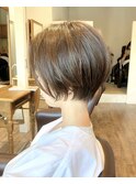 ハンサムショート 丸みショート ショートボブ