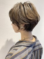 #くしゃっとハンサムショート