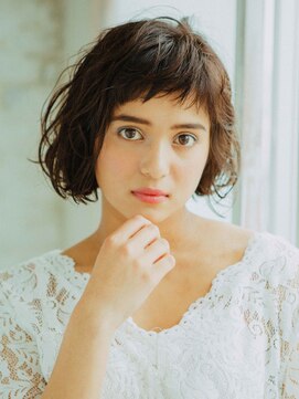 美容室 リズヘアー 稲毛店(Riz hair) ショートバングキュートボブ【稲毛】