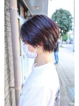 クラス(CLASS) 大人可愛い抜け感前下がりショート☆ナチュラルベージュ