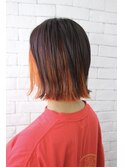 【MAAAAAC】オレンジインナーボブ
