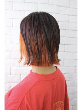 マーシー(MAAAAAC) 【MAAAAAC】オレンジインナーボブ