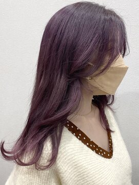 カモン(CAMON) 【ブリーチあり】色落ちミルクティーのピンクラベンダー