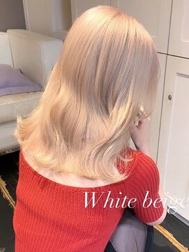 ベレーザ 渋谷(BELEZA) ba1164ハイトーンホワイトミルクティー金髪ボブロブヘアボブルフ