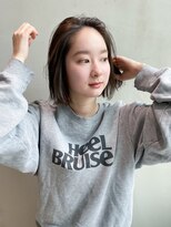 アイティー バイ アルバム 中野店(IT by ALBUM)&nbsp;カジュアルボブ_外ハネボブセクションカラー_88515