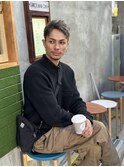 刈り上げショートスタイル　シルバーカラースタイル
