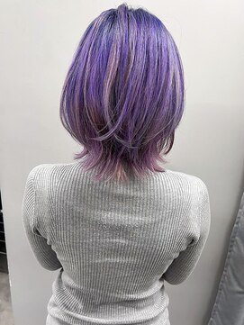 ジオラマ(DIORAMA) パープル / デザインカラー / カラフル / ブリーチ