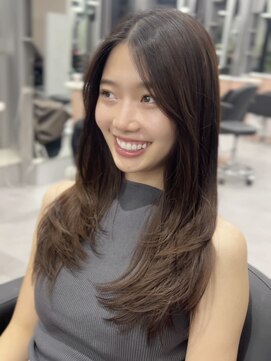 ジエクト カナウ(The Ect canow) レイヤーロング20代30代ニュアンスカラーグレージュカラー