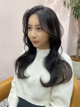 ボタン シブヤ(VOTAN SHIBUYA) ラベンダー/グレージュ/韓国ヘア/渋谷/レイヤー/顔まわり