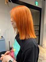 ヴヴ(Bub) orange color/艶感　オレンジカラー　ダブルカラー