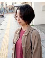 シティ(city)&nbsp;ショートスタイル_アースカラー_ビターショコラ_うる艶髪_艶感