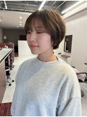【Look at】20代30代40代カーキベージュアッシュショート