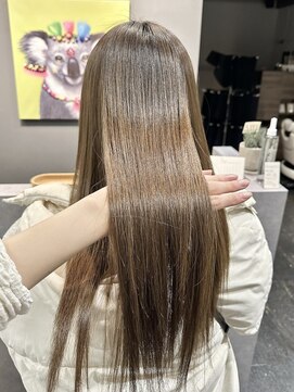 アルコイリスバイドールヘアー(ARCOIRIS by Dollhair) 酸性ストレート髪質改善トリートメントブリーチロング艶髪都島