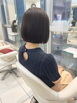 ヘアアンドデイスパ アグー(hair&dayspa AGU) 切りっぱなし丸みボブ　【横須賀中央】