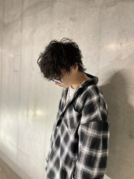 ガーデン タチカワ(garden tachikawa) 【立川メンズ】ニュアンスセンター波巻き刈り上げマッシュ