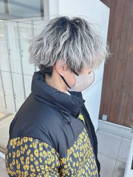 ボスコレクション(BOSS COLLECTION) ホワイト x マッシュ