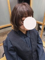 フレーム なんば店(FRAME)&nbsp;◯ ラベンダー　×　レイヤーボブ