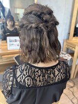 Say.イメチェンミディアムボブヘアセット美髪ワイドバング表参道