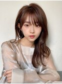【NEW OPEN】小顔前髪あり後れ毛サイドバングメルティカラー