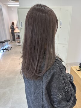 ソソ(soso.) ブリーチ無しダブルカラー【ラベンダーグレージュ】